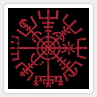 Vegvisir Norse Viking Compass Pagan Wayfinder Symbol Sticker